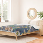 Goliath Beetle Mushroom Garden Duvet Cover Gallery Image 2