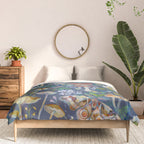 Goliath Beetle Mushroom Garden Comforter Gallery Image 3