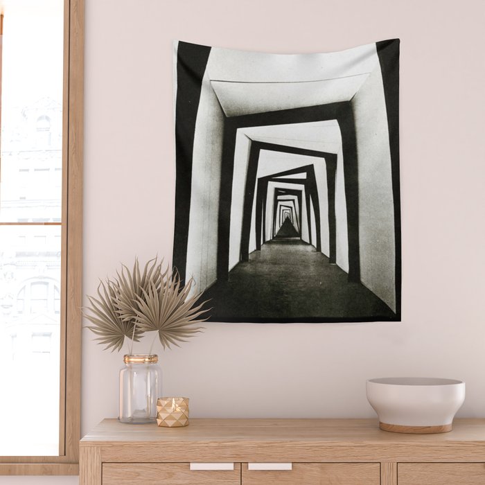 Cabinet of Dr Caligari film still Wall Tapestry Gallery Image 2