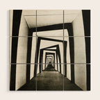 Cabinet of Dr Caligari film still Wood Wall Art Gallery Image 1