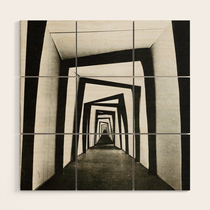 Cabinet of Dr Caligari film still Wood Wall Art Gallery Image 1
