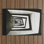 Cabinet of Dr Caligari film still Outdoor Rug Gallery Image 1