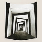 Cabinet of Dr Caligari film still Wall Tapestry Gallery Image 4