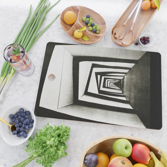 Cabinet of Dr Caligari film still Cutting Board Gallery Image 2