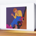 Mushrooms girl Wall Mural Gallery Image 2