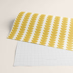 Maude Shapes Pattern - Golden Yellow Wrapping Paper Gallery Image 2
