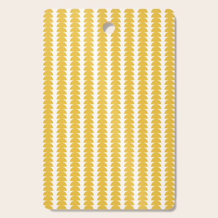 Maude Shapes Pattern - Golden Yellow Cutting Board Gallery Image 1