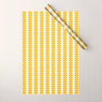Maude Shapes Pattern - Golden Yellow Wrapping Paper Gallery Image 1