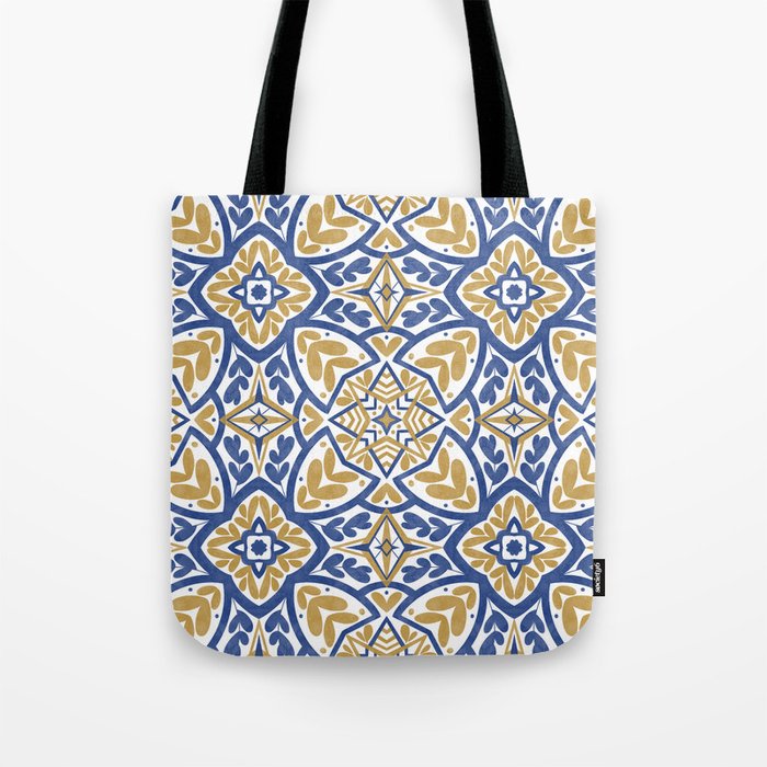 Intricate Ornamentals tiles NS Tote Bag Gallery Image 1