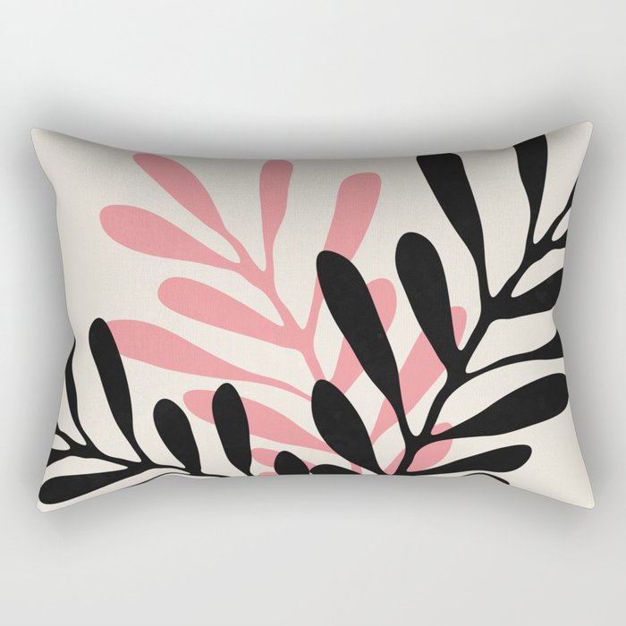 Still Life with Vase and Three Branches Rectangular Pillow Gallery Image 1