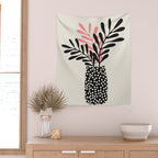 Still Life with Vase and Three Branches Wall Tapestry Gallery Image 2