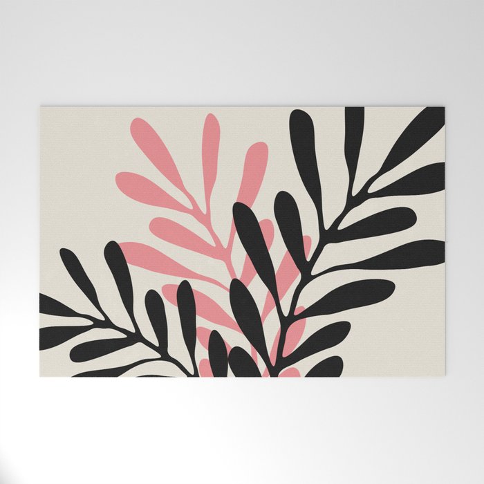 Still Life with Vase and Three Branches Welcome Mat Gallery Image 1