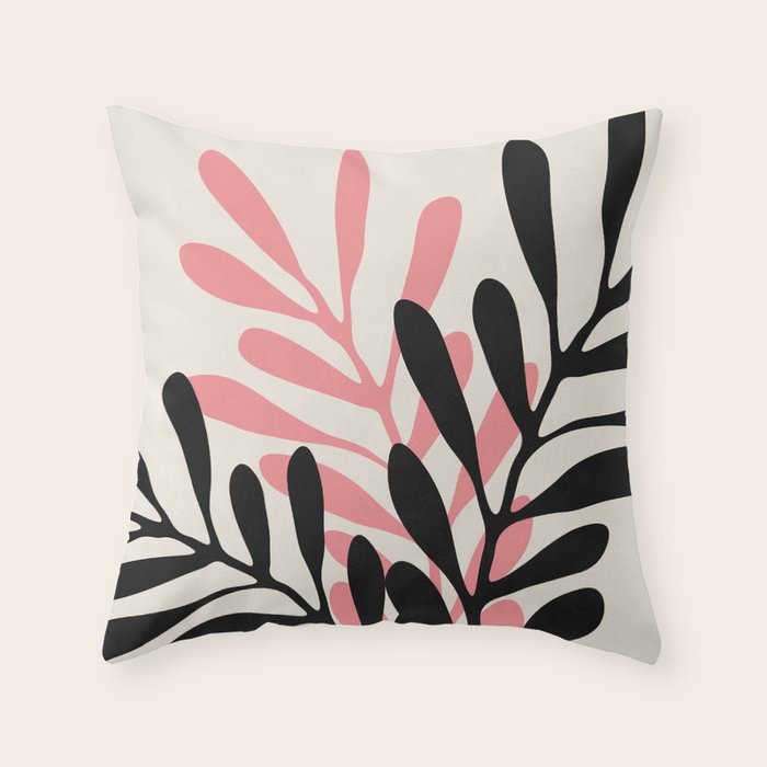 Still Life with Vase and Three Branches Throw Pillow Gallery Image 6