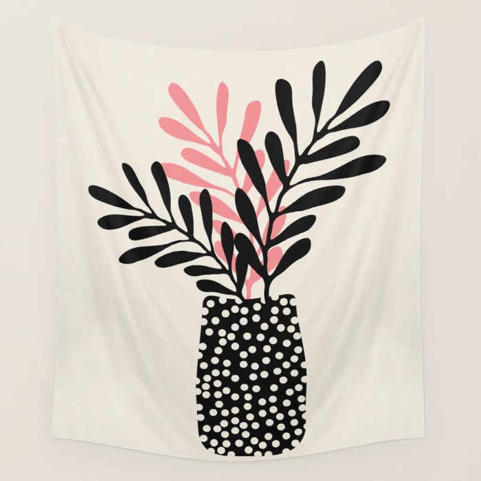 Still Life with Vase and Three Branches Wall Tapestry Gallery Image 4