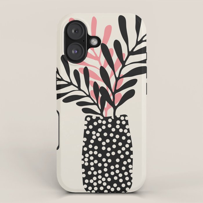 Still Life with Vase and Three Branches iPhone Case Gallery Image 1