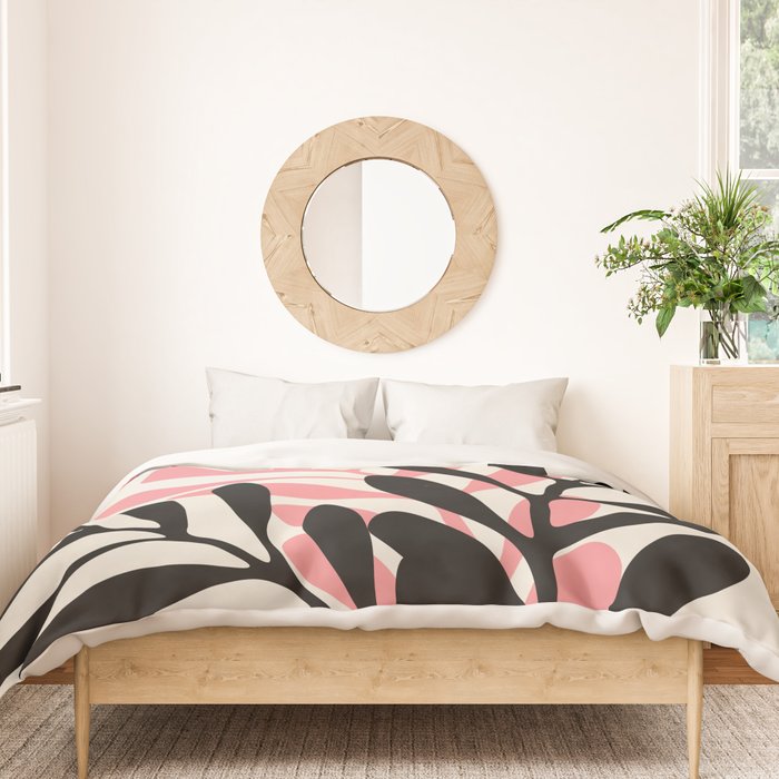 Still Life with Vase and Three Branches Duvet Cover Gallery Image 3