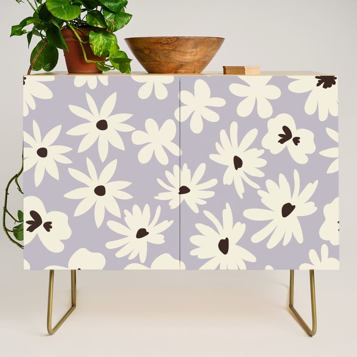 Flower market, Florence, Summer aesthetic Credenza Gallery Image 1