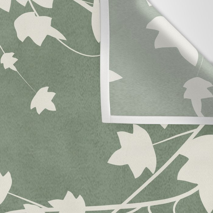 Minimal Abstract Leaves 12 Wall Tapestry Gallery Image 3