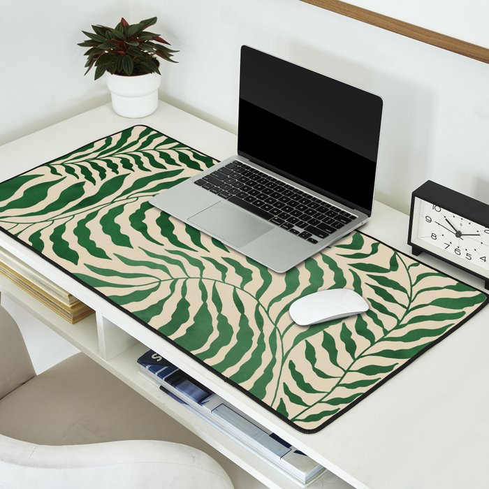 Tropical Leaves Desk Mat Gallery Image 2