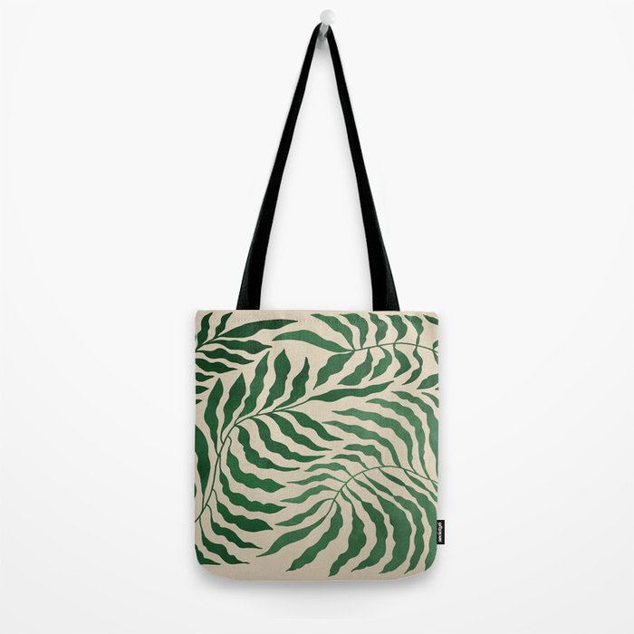Tropical Leaves Tote Bag Gallery Image 2