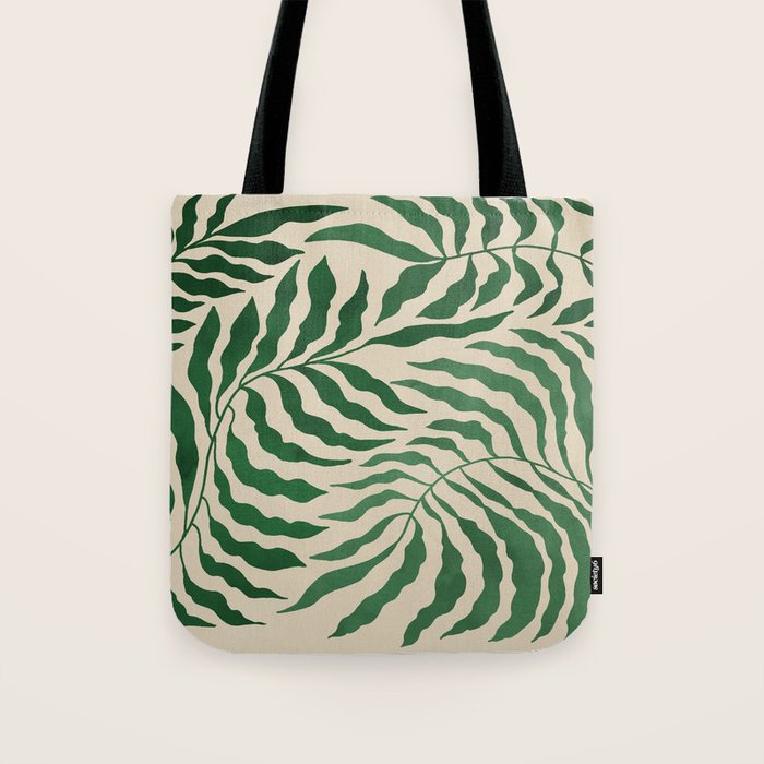 Tropical Leaves Tote Bag Gallery Image 1