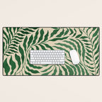 Tropical Leaves Desk Mat Gallery Image 1
