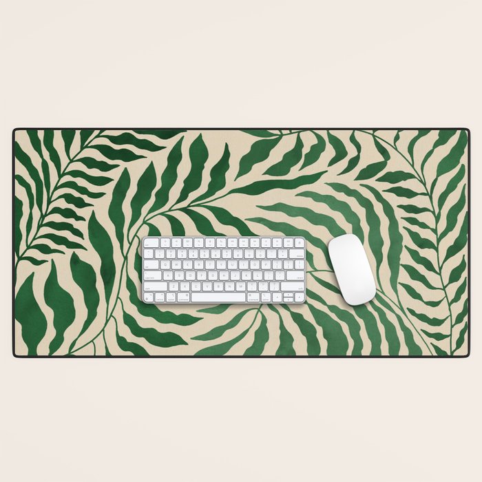 Tropical Leaves Desk Mat Gallery Image 1