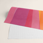 Pink Orange Bright Vibrant Modern Artwork Wrapping Paper Gallery Image 2