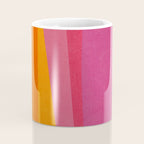 Pink Orange Bright Vibrant Modern Artwork Coffee Mug Gallery Image 4