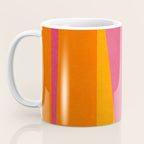 Pink Orange Bright Vibrant Modern Artwork Coffee Mug Gallery Image 3