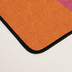 Pink Orange Bright Vibrant Modern Artwork Desk Mat Gallery Image 4