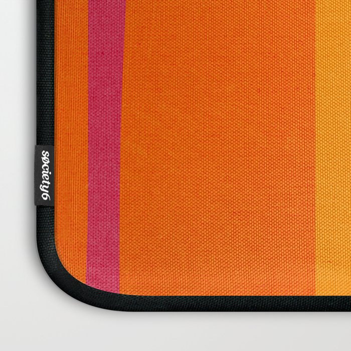 Pink Orange Bright Vibrant Modern Artwork Laptop Sleeve Gallery Image 3