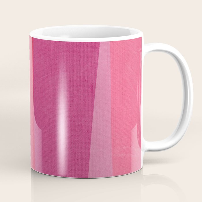 Pink Orange Bright Vibrant Modern Artwork Coffee Mug Gallery Image 1
