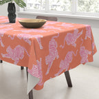 Year of the Tiger - Orange/Pink Tablecloth Gallery Image 3