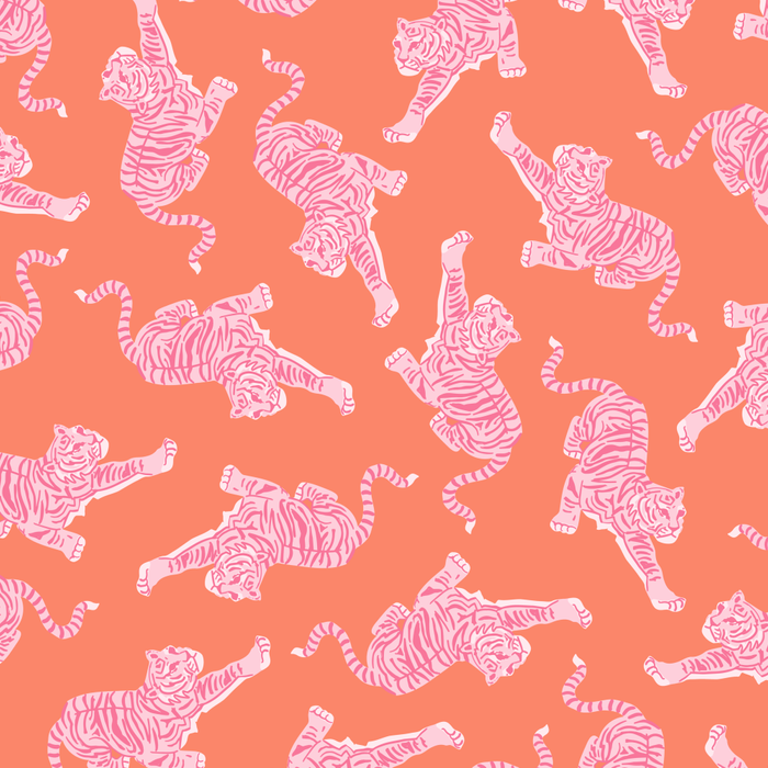 Year of the Tiger - Orange/Pink Coffee Mug Gallery Image 2