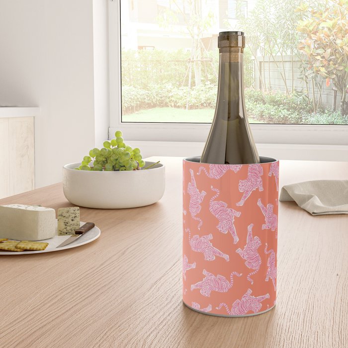Year of the Tiger - Orange/Pink Wine Chiller Gallery Image 4