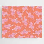 Year of the Tiger - Orange/Pink Jigsaw Puzzle Gallery Image 1