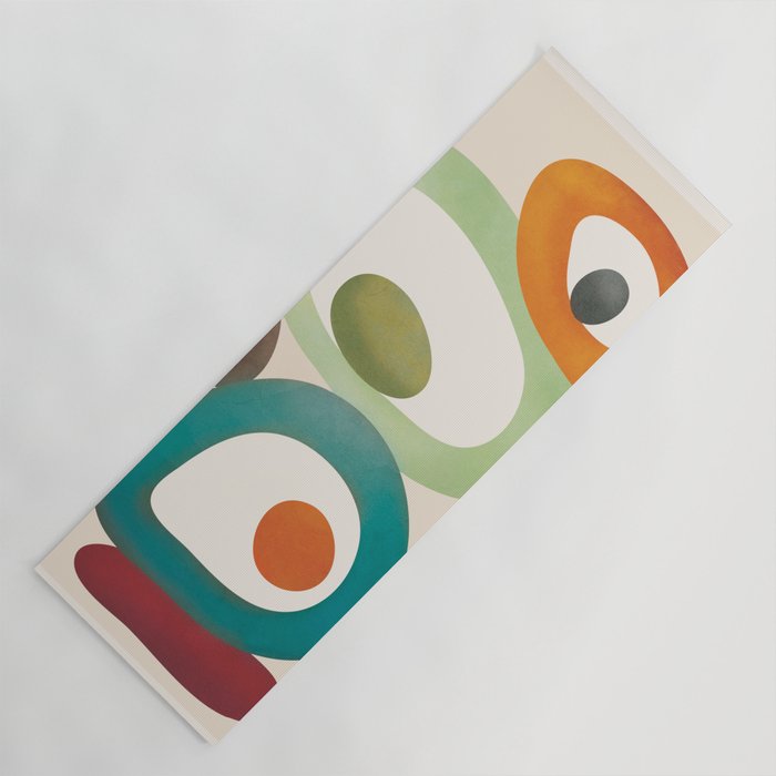 Mid-Century Modern Abstract Art 03 Yoga Mat Gallery Image 1