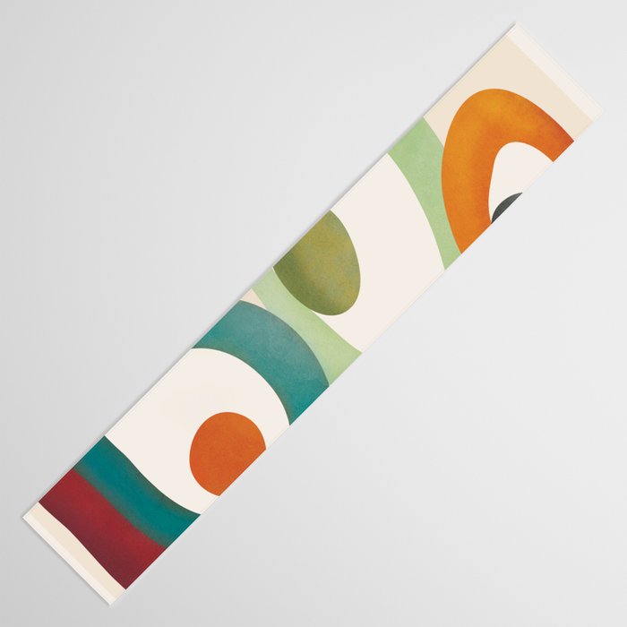 Mid-Century Modern Abstract Art 03 Table Runner Gallery Image 3