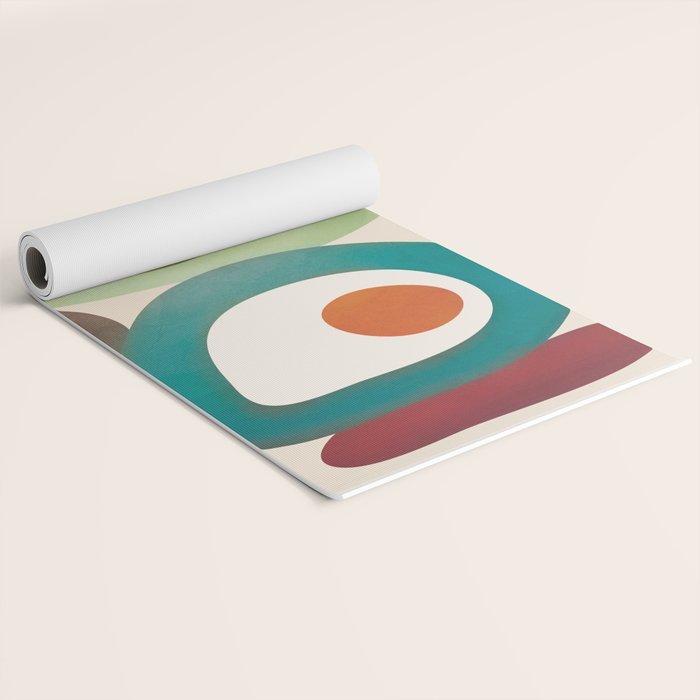 Mid-Century Modern Abstract Art 03 Yoga Mat Gallery Image 2