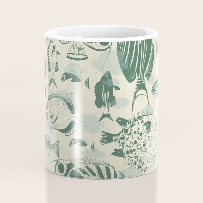deep ocean fish family light Coffee Mug Gallery Image 4