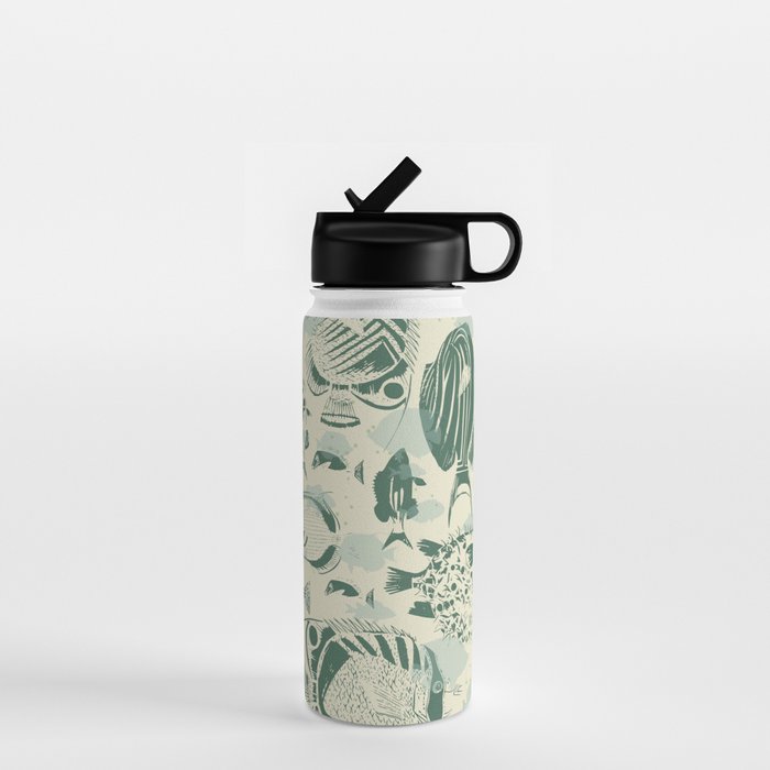 deep ocean fish family light Water Bottle Gallery Image 1