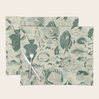 deep ocean fish family light Placemat Gallery Image 1