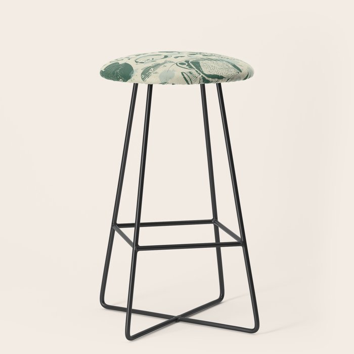 deep ocean fish family light Stool Gallery Image 1