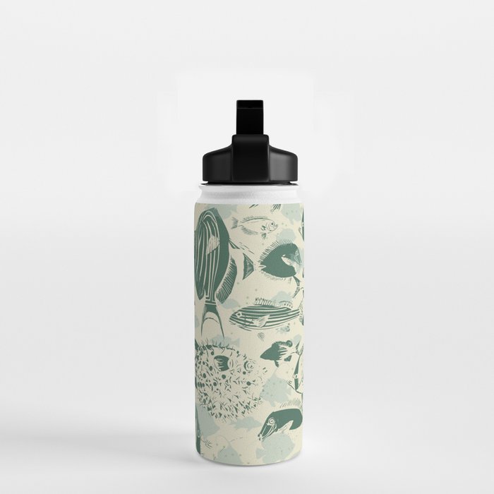 deep ocean fish family light Water Bottle Gallery Image 2
