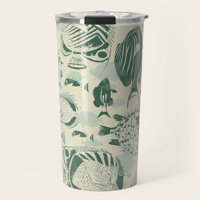 deep ocean fish family light Travel Mug Gallery Image 1