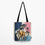Modern Iris Abstraction Tote Bag Gallery Image 2