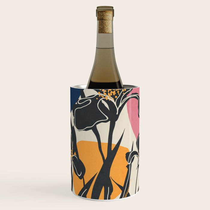 Modern Iris Abstraction Wine Chiller Gallery Image 1