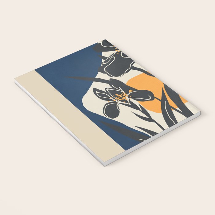 Modern Iris Abstraction Notebook Gallery Image 3
