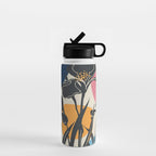 Modern Iris Abstraction Water Bottle Gallery Image 1
